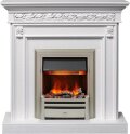 Электрокамин Dimplex Valletta - Белый (Ширина 1040 мм) с очагом Chesford 1