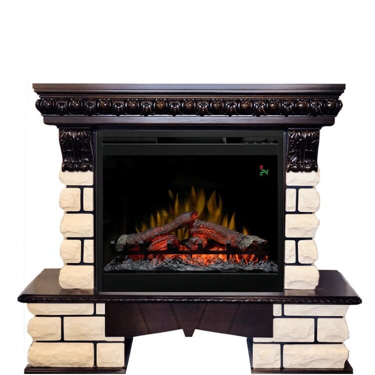 Электрокамин Dimplex Pierre Luxe Lord - Темный дуб/Шампань с очагом Symphony 26'' DF2624-L