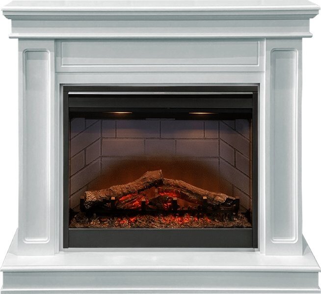 Электрокамин Dimplex Geneva - Белый с очагом Symphony 26'' DF2608-INT