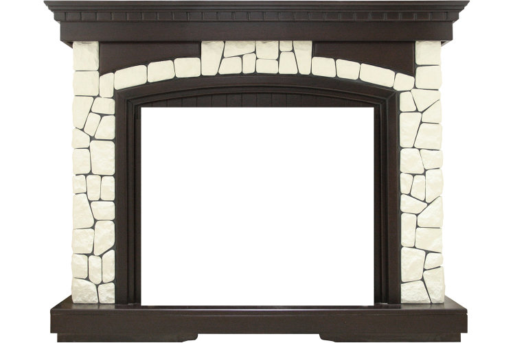 Dimplex Glasgow Symphony 2608/Symphony 2624L камень белый/темный дуб