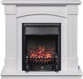 Электрокамин Royal Flame Boston - Белый (Высота 925см) с очагом Fobos FX Black 1