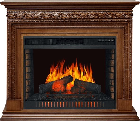 Электрокамин Royal Flame Valletta - Орех (Ширина 1245 мм) с очагом Vision 30 EF LED FX