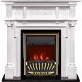 Электрокамин Royal Flame Oxford - Белый с очагом Aspen Gold 1