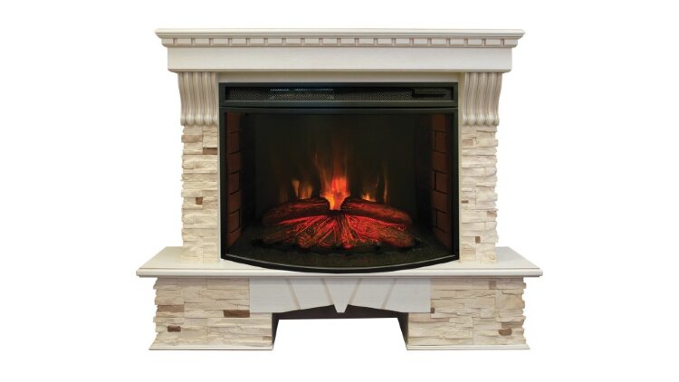 Камин электрический RealFlame Sorento 33 WT c FireSpace 33 S IR