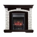 Электрокамин Royal Flame Glasgow - Венге / Белый с очагом Fobos FX Black 1