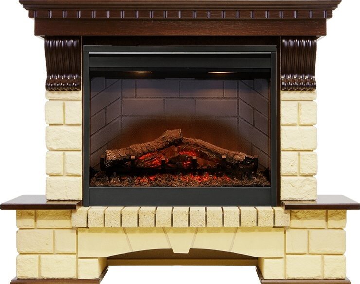 Электрокамин Dimplex Pierre Luxe - Темный дуб / Шампань (Высота 1004мм) с Symphony 26'' DF2608-INT