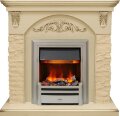 Электрокамин Dimplex Bern Сланец крупный бежевый / Алебастр темная патина с очагом Chesford 1