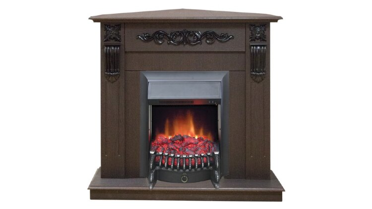 Камин электрический RealFlame Dominica Corner DN c  очагом Fobos S Lux Black