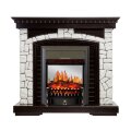 Электрокамин Royal Flame Glasgow - Венге / Белый с очагом Fobos FX M Black 1