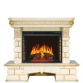 Электрокамин Royal Flame Pierre Luxe LORD - Слоновая кость / Белый с очагом Vision 28 EF LED FX 1