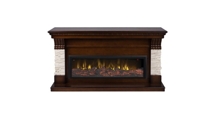 Камин электрический RealFlame Michigan 42 AO с очагом Beverly 1000