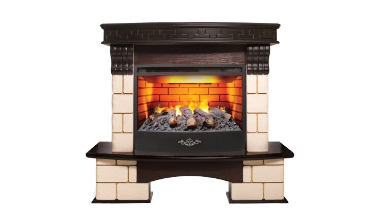 Камин электрический RealFlame Richmond 25,5 AO  c очагом FireStar 25,5 3D
