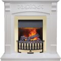 Электрокамин Dimplex Sorrento - Белый дуб с очагом Danville Brass FB2 1