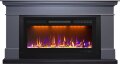 Электрокамин Royal Flame California - Серый графит (Высота 850 мм) с очагом Crystal 36 RF 1