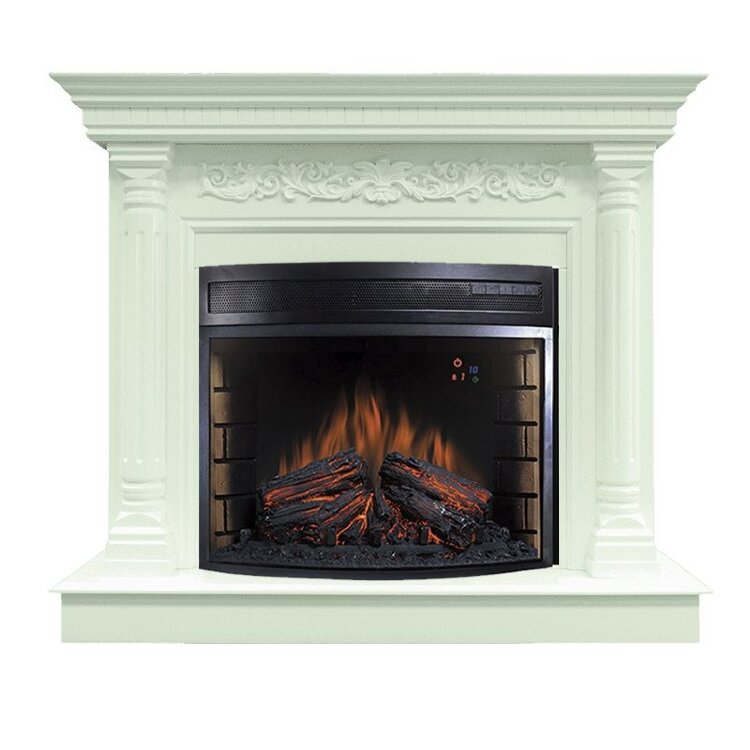Электрокамин Royal Flame Sicilia - Белый с очагом Dioramic 28 LED FX