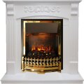 Электрокамин Dimplex Sorrento - Белый дуб с очагом Atherton 1