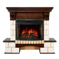 Электрокамин Royal Flame Pierre Luxe - Шампань / Темный дуб с очагом Dioramic 25 LED FX 1