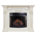 Электрокамин Royal Flame London - Слоновая кость с патиной с очагом Dioramic 28 LED FX 1