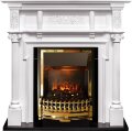 Электрокамин Dimplex Oxford - Белый с очагом Atherton 1
