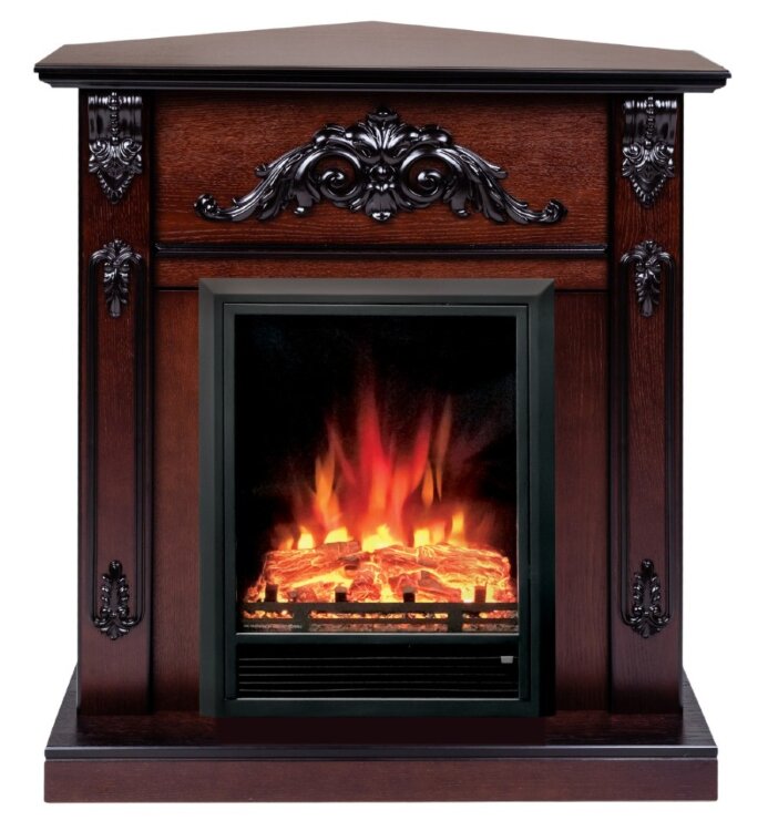 Камин электрический RealFlame Anita Corner AO с очагом Eugene