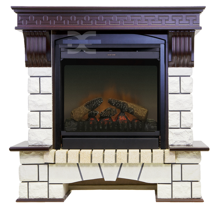 Dimplex Pierre Luxe Gannon камень белый/венге