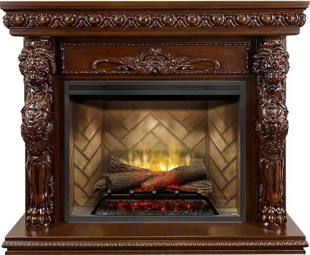 Электрокамин Royal Flame Windsor - Темный дуб с очагом Revillusion RBF30