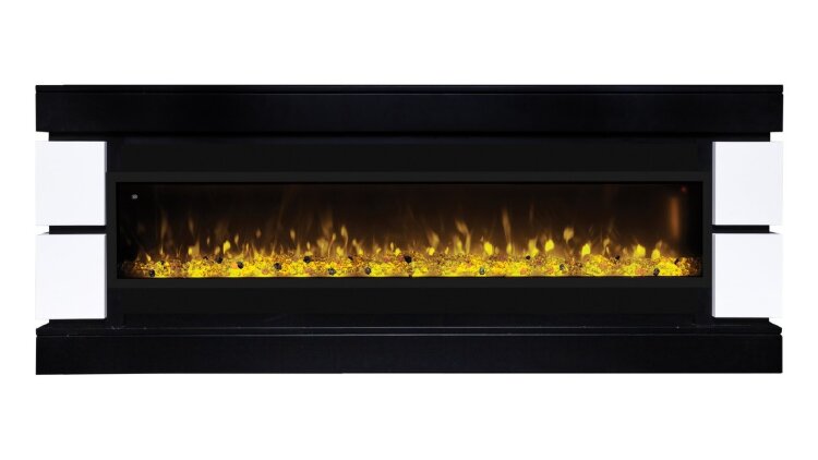 Камин электрический RealFlame Denver 60 BLM с очагом Manhattan 1560