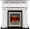 Электрокамин Dimplex Oxford - Белый с очагом Chesford 1
