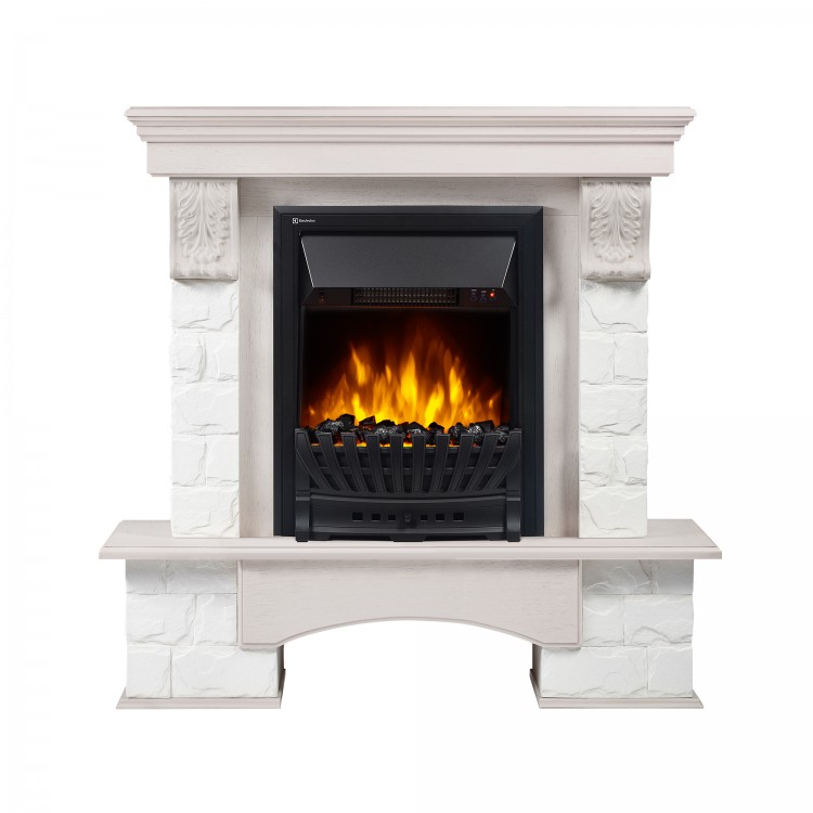 Портал Electrolux Forte Classic камень белый, шпон беленый дуб