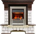 Электрокамин Dimplex Pierre Luxe - Темный дуб / Белый с очагом Chesford 1