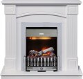 Электрокамин Dimplex Boston - Белый (Высота 925см) с очагом Danville Chrome FB2 1