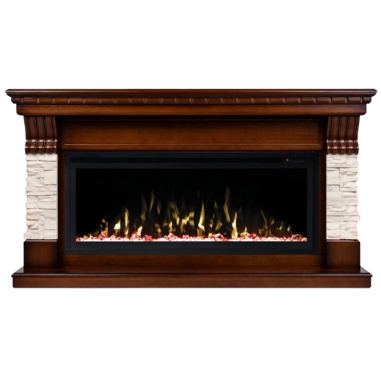 Камин электрический RealFlame Michigan 42 AO с очагом Saphir 42