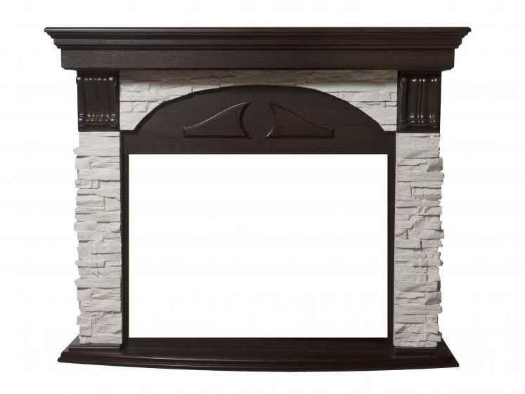 Портал Electrolux Torre Classic камень белый, шпон темный дуб