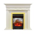 Электрокамин Royal Flame Corfu - Слоновая кость с очагом Majestic FX M Brass 1
