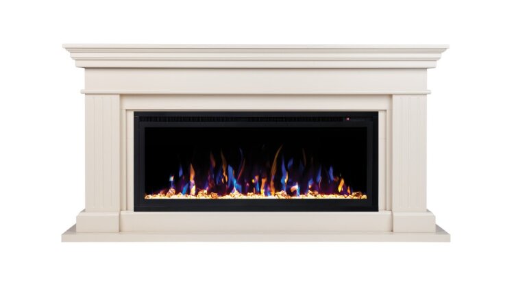 Камин электрический RealFlame Ontario 42 WT с очагом Saphir 42