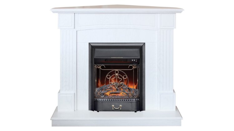 Камин электрический RealFlame ANDREA Corner WT с Majestic BL Lux S
