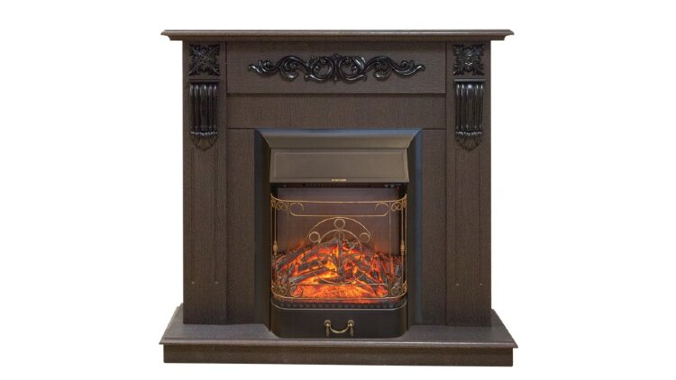 Камин электрический RealFlame Dominica DN с очагом Majestic Lux BL S