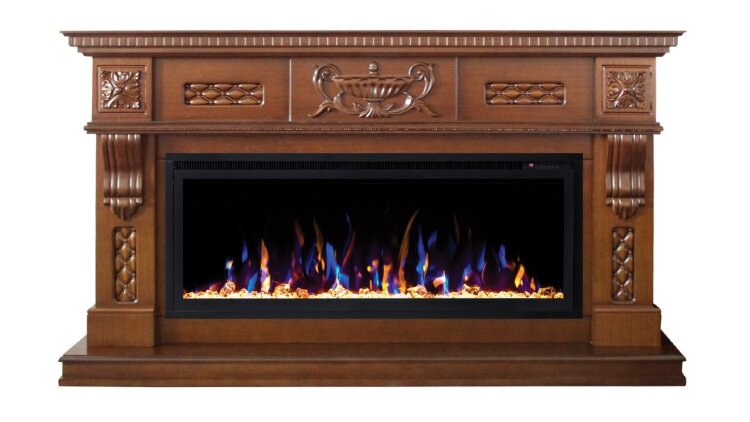 Камин электрический RealFlame Corsica 42 NT с очагом Saphir 42