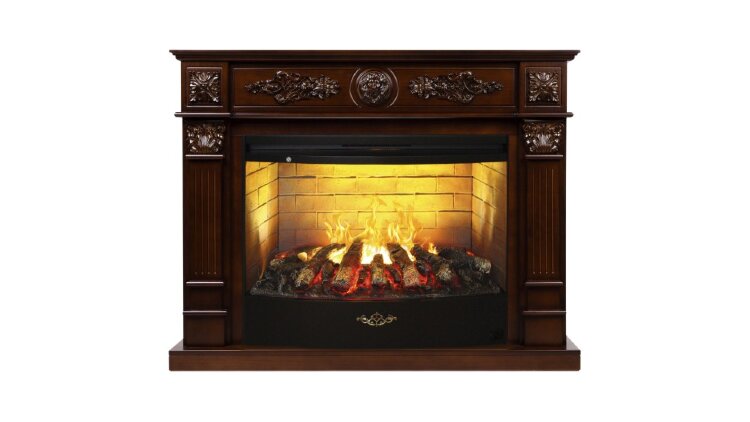 Камин электрический RealFlame Leonardo 33 NT с очагом Firestar 33 3D