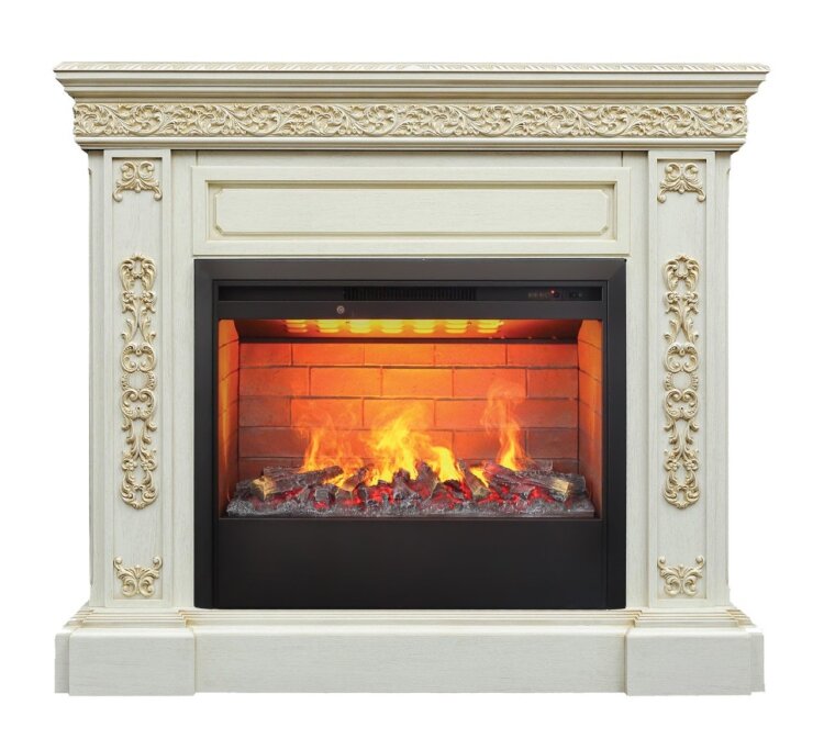 Камин электрический RealFlame Ekaterina AO с Helios 26 3D