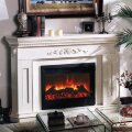 Электрокамин Гленрич Каролина  белый 1