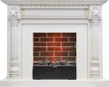 Электрокамин Dimplex Edinburg - Слоновая кость / Кирпич с очагом Juneau 1