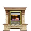 Электрокамин Dimplex Pierre Luxe - Дуб / Шампань с очагом Danville Antique Brass FB2 1