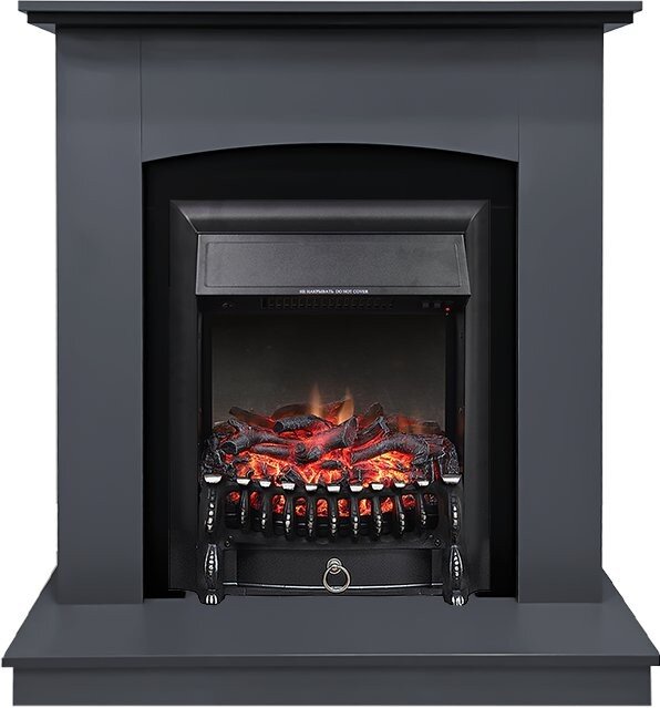 Электрокамин Royal Flame Barcelona (разборный) - Серый графит с очагом Fobos FX Black