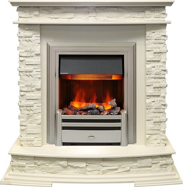 Электрокамин Dimplex Luzern - Слоновая кость с очагом Chesford